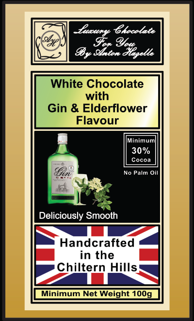 White Chocolate with Gin & Elderflower Flavour