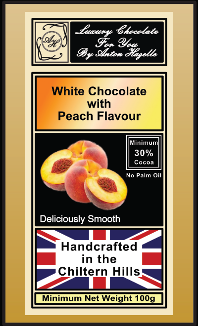 White Chocolate with Peach Flavour