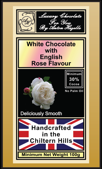 White Chocolate with Rose Flavour