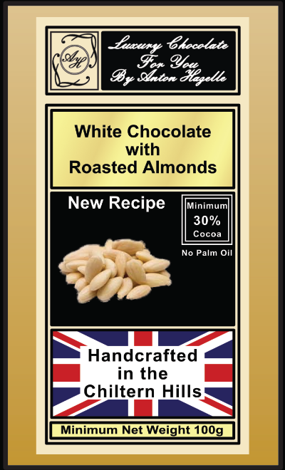 White Chocolate with Whole Roasted Almonds