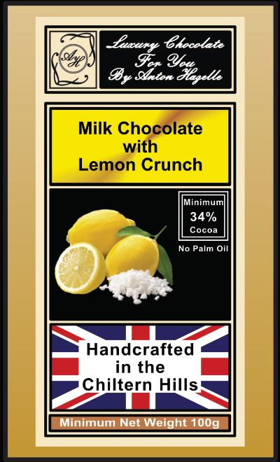 34% Milk Chocolate with Lemon Crunch