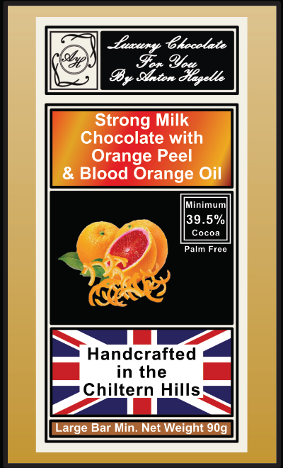 39.5% Strong Milk with Orange Peel & Blood Orange Oil