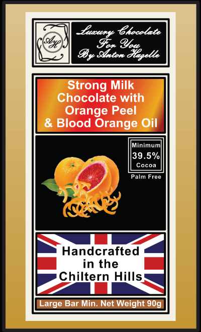39.5% Strong Milk with Orange Peel & Blood Orange Oil