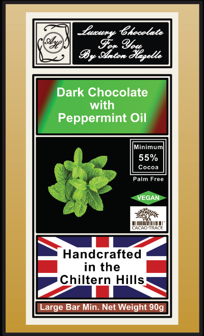 55% Sustainable Cacao-Trace Dark Chocolate with Peppermint Oil