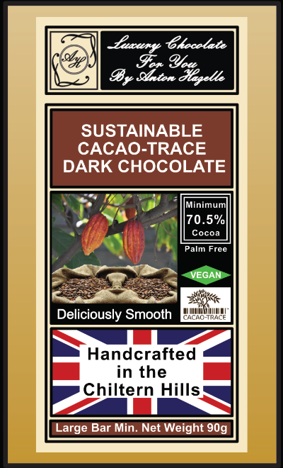 70.5% Sustainable Cacao-Trace Dark Chocolate