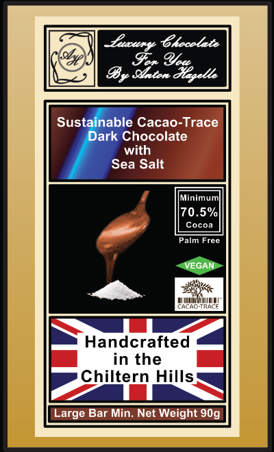 70.5% Sustainable Cacao-Trace Dark Chocolate with Sea Salt