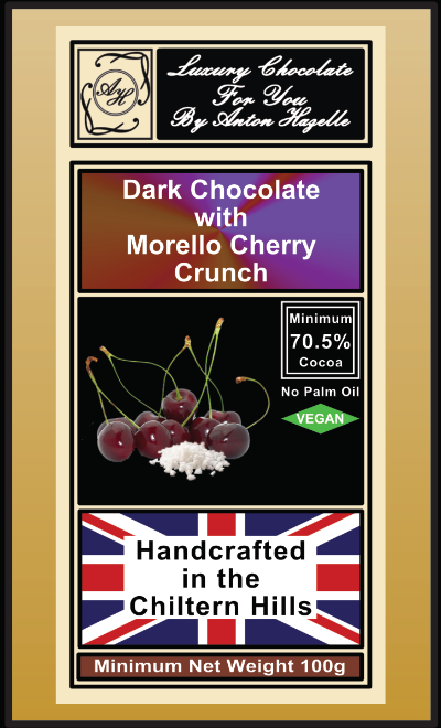 70.5% Dark Chocolate with Morello Cherry Crunch