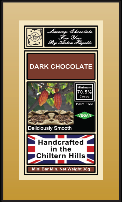 Mini Bar 70.5% Dark CHOCOLATE