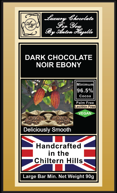 96.5% Dark Chocolate Noir Ebony 