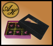 6 Boxed  Rose Creams