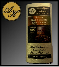 Belgian Dark Chocolate Rum & Raisin Flavour 55% cacoa  