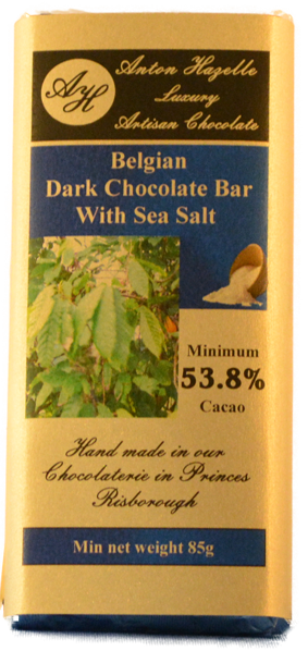 Belgian Dark Chocolate With Sea Salt 55% cacoa  
